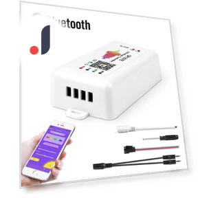 Bluetooth Smart Switch RGBIC LED Light Controller — LED Strips, CHNAITEKE