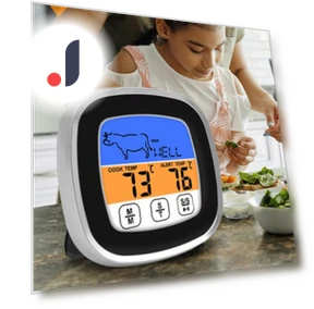 Cooking Screen with Temperature Thermometer — Grill Thermometers, Deyishenghuo