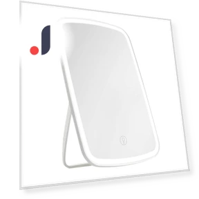 Cosmetic Mirror with LED Lighting — Handheld, Anklet