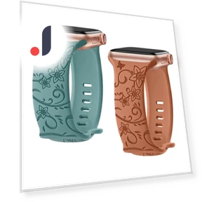 Floral Engraved Strap for Smartwatches — Bands, Apband watch bands