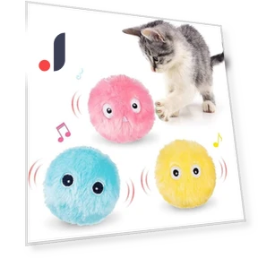 Interactive Smart Ball with Catnip — Cat Playthings, AYEVIN Life Gadgets
