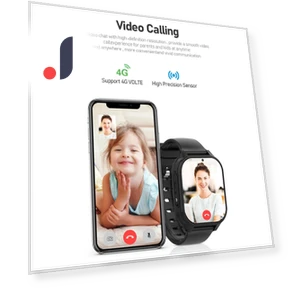Kids Smartwatch with Video Call, SOS, GPS, IP67 Waterproof — Smartwatches, Xudikou
