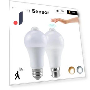 LED Motion Sensor Light Bulb — LED, Binchi Outdoor Product