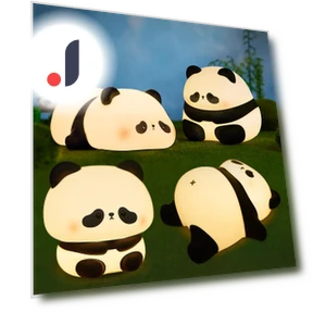 LED Night Light Cute Panda — Night Lights, Binchi Lighting Appliances