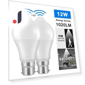 Motion Sensor PIR B22 LED Smart Bulb — LED, Fayeho