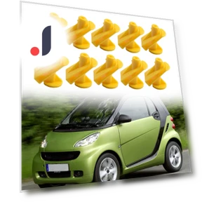Mounting Clip for Underbody Trim — Clips, Green Car