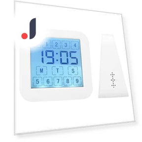 Multifunctional LCD Digital Touch Screen Hygrothermograph — Home Climate Control, TOMTOP JMS
