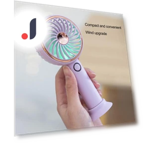 Portable Mini Fan with 3 Speeds — Portable Cooling Solutions, HOMEKA