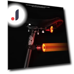 Smart Bike Tail Light with Warning Lamp — Bike Light Sets, CHOQUE jewelry