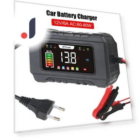Smart Charger with LCD Display — Battery Chargers, LEEPEE Automotive Parts