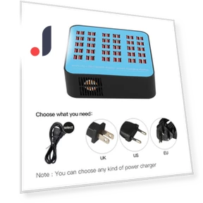 Smart Charging Station with 60 USB Ports — Chargers, Zeblaze