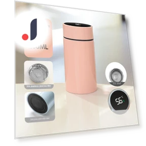 Smart Temperature Display Thermos Bottle — Beverage Warmers, Cosy Homes