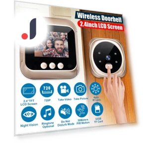Smart Video Doorbell with LED Camera — Smart Home Security, Sea Global