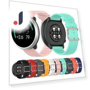 Soft Silicone Wrist Strap for Smartwatches — Wearable Accessories, bushoukeji01