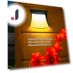 Solar-Powered Outdoor Wall Light — Garden Illumination, TaoPo Directs