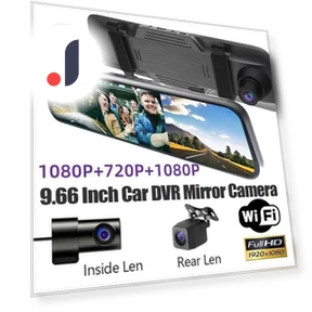 Streaming Media Recorder with Three Lenses — Dashboard Cameras, Home Of Auto Parts