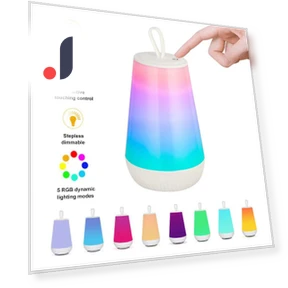 Touch Control Bedside Lamp — Night Lights, TOMTOP JMS