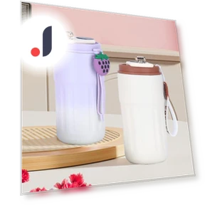 Vacuum Thermo Mug with Temperature Display — Travel Drinkware, Pavo
