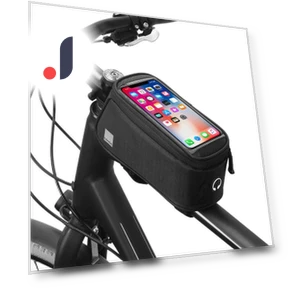 Waterproof Front Top Tube Bike Bag with Touchscreen — Handlebar Bags, Wonderful Myth