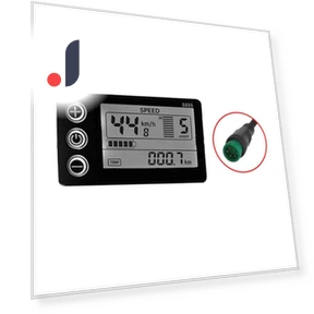 Waterproof LCD Display for Electric Bicycle — Display Modules, Car Partner
