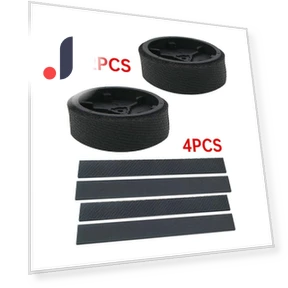 Wheels and Leather Tires Set — Accessories, GOODLUCKK