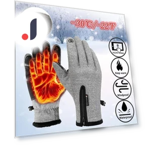 Winter warm wool gloves with touchscreen — Gloves & Mittens, UP shoes