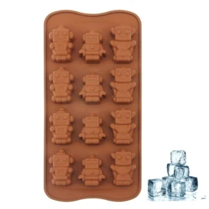 12 Grid Robot Ice Grid Mold
