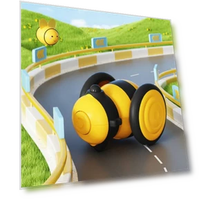 Bee Shaped Motorized Cat Toy Stroller — Travel Toys for Kids