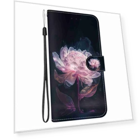 Crystal Texture Colored Drawing Leather Phone Case for Infinix Hot 50i/Smart 9 — Mobile Devices & Accessories, Infinix