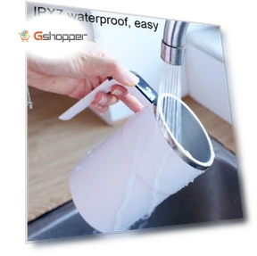 Intelligent Temperature Measuring Magnetic Liquid Crystal Digital Display Automatic Stirring Cup 380ml — Beverage Warmers
