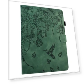 Flowers and Bird Embossed Smart Leather Tablet Case for iPad 10th Gen 10.9 2022 — Keyboard Cases