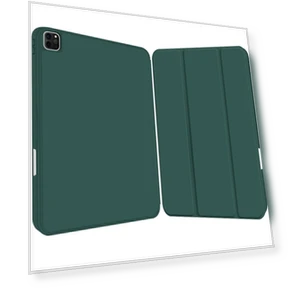 3-fold TPU Smart Leather Tablet Case with Pen Slot for iPad Pro 11 — Cases