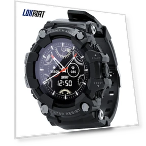Bluetooth Smart Watch for Outdoor Sports with Step Counting, Sleep, Heart Rate, Blood Pressure, and Blood Oxygen... — Smartwatches, LOKMAT