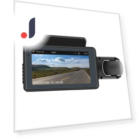 3-inch Dual Lens Car Dash Cam — Dashboard Cameras, Podofo