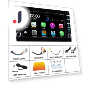 8-inch Car Multimedia Player — Car Installation Essentials, HOME-Auto-001