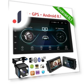 Android 8.1 GPS Car Stereo — Stereo Receivers, LOULOUAVO