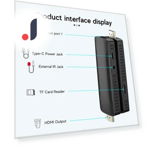 Android TV Stick 4K 1080P — Streaming Devices, TOP MALL-004
