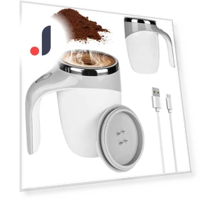 Automatic Magnetic Mixer for Coffee Cup — Beverage Warmers, Elegant Living House