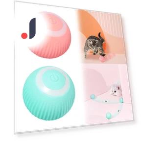Automatic Rolling Ball for Cats — Cat Playthings, White Dream