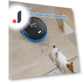 Automatic Smart Robot Vacuum for Dry and Wet Floor Cleaning — Smart Cleaning Robots, Refreshing Home