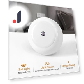 Automatic Touch Control LED Bedside Lamp — Desk & Table Lighting, Dengjunhu