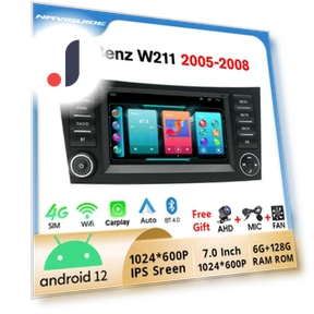 Car Radio with Wireless Carplay Android Auto — Stereo Receivers, NAVIGUIDE Car Life