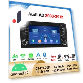Car Radio with Wireless Carplay Android Auto — Stereo Receivers, NAVIGUIDE Car Life