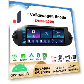 Car Radio with Wireless Carplay Android Auto — Stereo Receivers, NAVIGUIDE Car Life