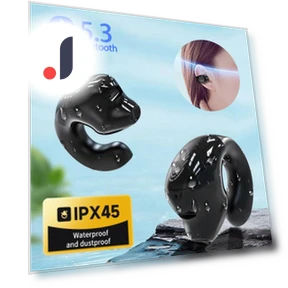 Clip-on Earbuds with Touch Control and Microphone — In-Ear Headphones, VITA Dogdog Smartwear