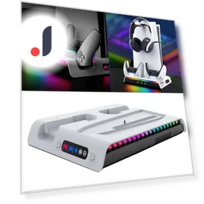 Cooling Charging Station with Dual Controllers — Cooling Pads & Fans, LOMEII Electronic