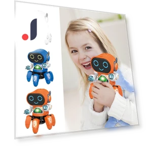 Dancing Electric Hexapod Robot — Interactive Learning Devices, Xingben Two