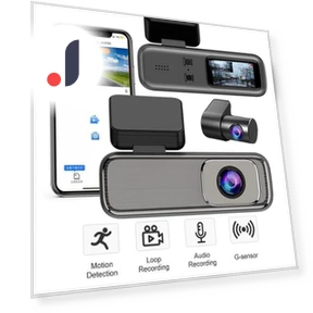 Dash Cam 2K Wi-Fi — Rearview Cameras for Cars, Optimized General