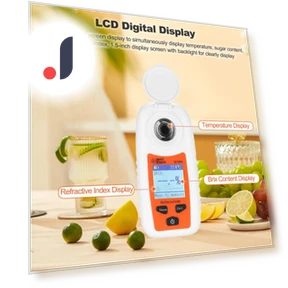 Digital Refractometer ATC Sugar Percentage Tester — Refractometers, Refreshing Home