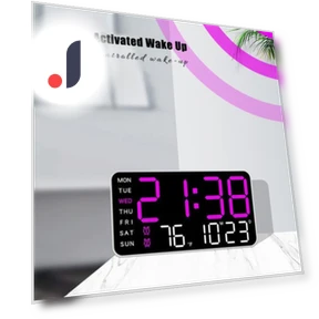 Digital Wall Clock with Large Display — Wall, DYS Home Decor